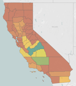 map of california